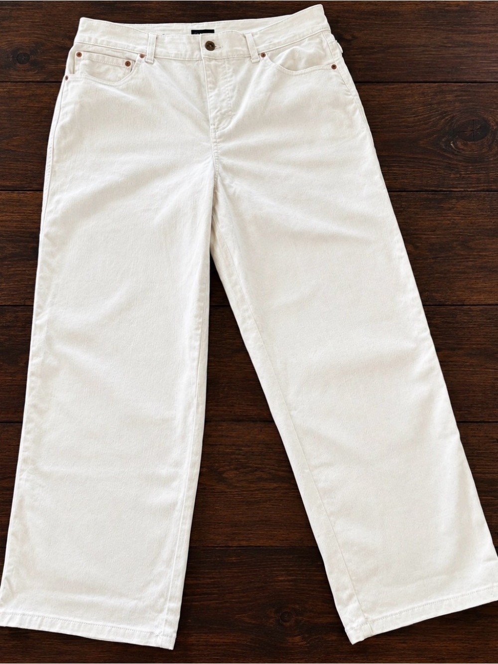 Talbots White Short Denim Jeans